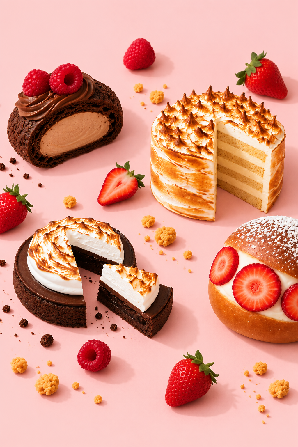 A selection of desserts